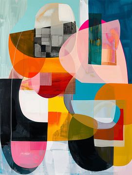Kleurrijke, moderne en abstracte vormen van Studio Allee