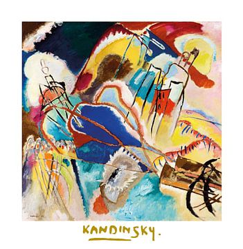 Improvisatie 34 van Wassily Kandinsky van Peter Balan