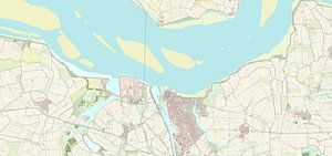 Karte von Terneuzen