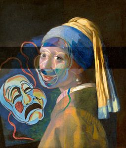 Das Mädchen mit dem Perlenohrring in Lachen und Tränen