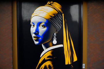 Girl with a Pearl Earring - Paris von DNH Artful Living
