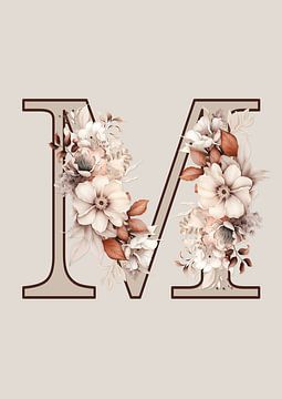 Bohemian initial: M - Mix & Match by Design by Pien