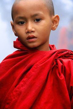 Junger Mönch in Myanmar von Gert-Jan Siesling