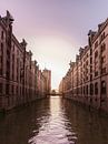 De haven van Hamburg van Aron Weidenaar thumbnail
