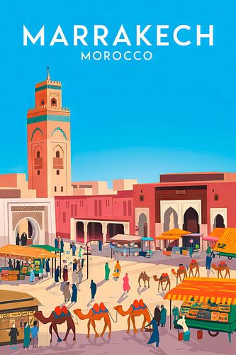 Marrakech, Marokko.