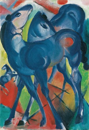 Franz Marc - The blue foals (1913)