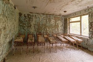 Children's room at the hospital in Pripjat