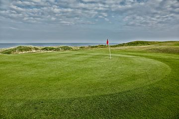 Ireland's atlantic oceanfront golf course. by Tjeerd Kruse