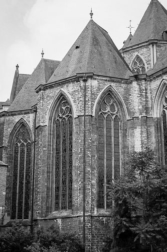 Seitenansicht der St.-Michael-Kirche Gent