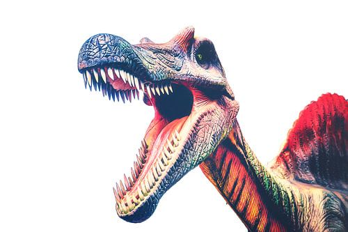 Dino Deluxe - Dornechse Expressionisme Andy Warhol Pop Art - Kunst Stijl Dinosaurus