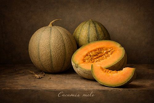 Meloen, cantaloupe.