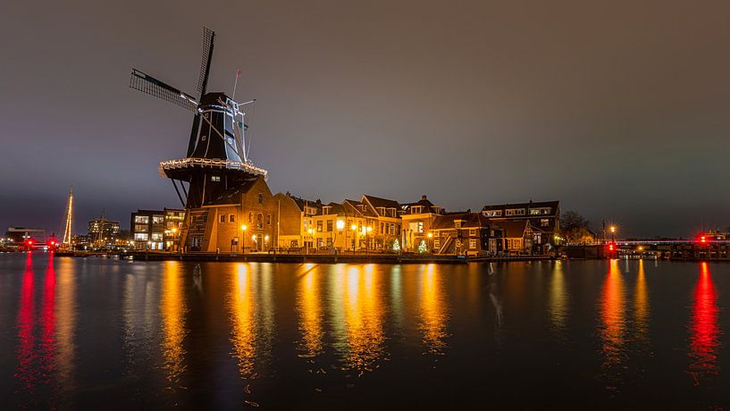 Mühle de Adriaan, Haarlem Stadtzentrum von Bas Banga