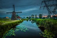 De stads Molen in Leiden  van Leanne lovink thumbnail