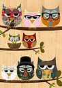 Ik en mijn vrienden - Nerd Owls van Green Nest thumbnail