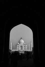 Vue sur le Taj Mahal