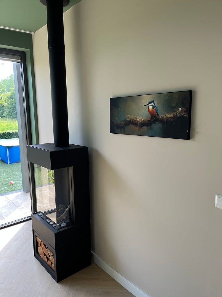 Vögel: Eisvögel  von Blickfänger Gemälde 