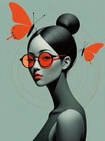 Modern abstract figuur