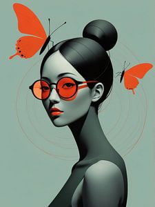 Modern abstract figuur