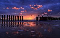 Cadzand Sunset 3 von Joram Janssen Miniaturansicht