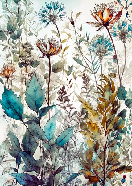 Meadow pattern 58 #nature by JBJart Justyna Jaszke
