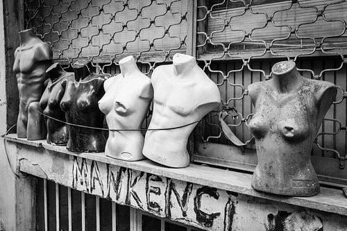 Istanbul torso's (zwart-wit)