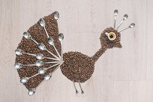 Peacock coffee von Elianne van Turennout