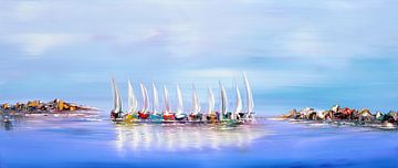Sailing by Gena Theheartofart