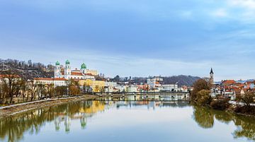 Passau in de winter van Dirk Rüter