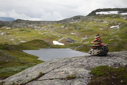 Steenmannetje in Zweeds lapland