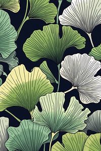 Ginkgo Biloba natur kunst grün #ginkgo