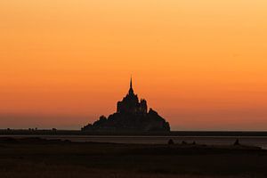 Silhouette du Mont Saint-Michel sur Thijs van den Broek