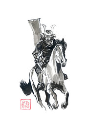 Samurai zu Pferd von Péchane Sumie