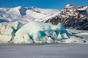 Jökulsárlón und Diamond Beach, Landschaft Island.