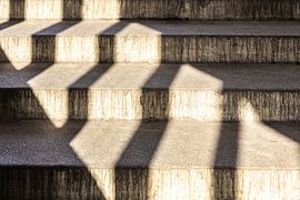 Die Treppe mit ihrem Schatten. von Connie de Vries