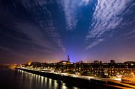 Nijmegen bij volle maan van Maerten Prins thumbnail