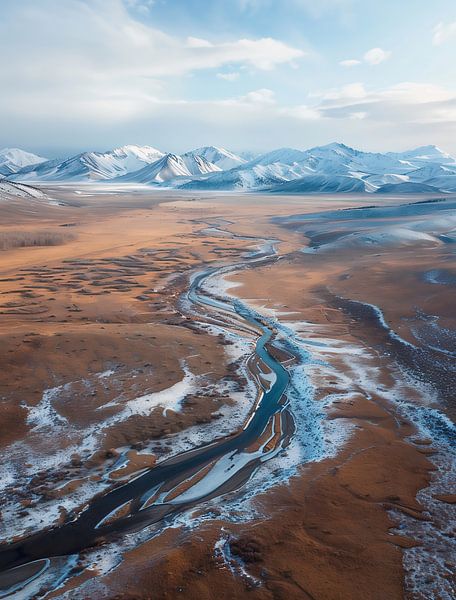 Wildes Herz Neuseelands von fernlichtsicht