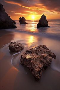 Goldene Stunde am Meer
