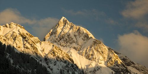 de Höfats bij zonsondergang