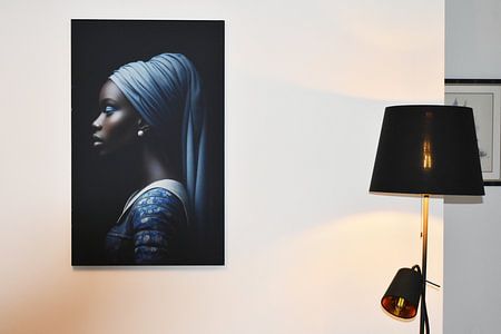 Girl with Pearl - Delft Blue