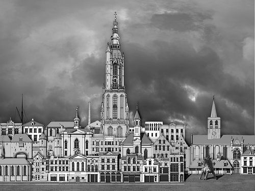 Amersfoort, gezeichnetes Stadtbild