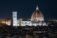 Florenz bei Nacht von André van der Meulen Miniaturansicht