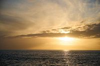 Sunset at sea