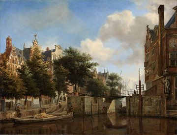 Amsterdam Stadtbild - Jan van der Heyden