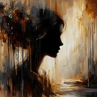 der Schatten einer Frau