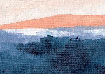 Lever de soleil dans la montagne