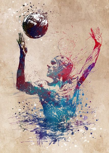 Water polo sport #sport #waterpolo by JBJart Justyna Jaszke