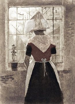 Frau am Fenster von Affect Fotografie