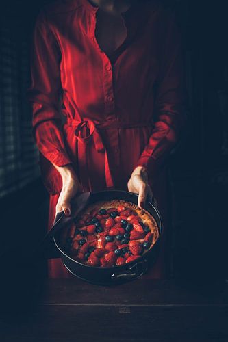 Sommerfruchtkuchen in Rottönen, Erdbeere, Blaubeere, Himbeere von From My Eyes