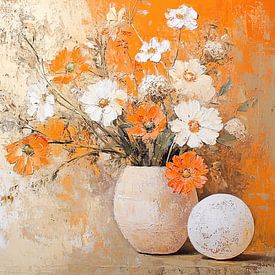 Fleurige Compositie van ARTEO Schilderijen