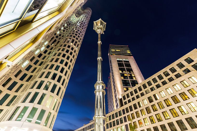 Berlin skyscraper at Ku'damm with lantern by Frank Herrmann